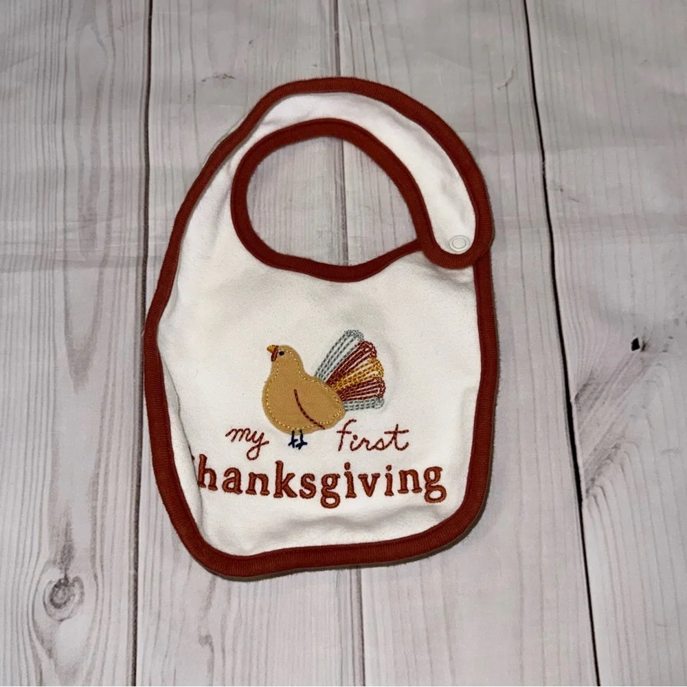 My First Thanksgiving Baby Bib